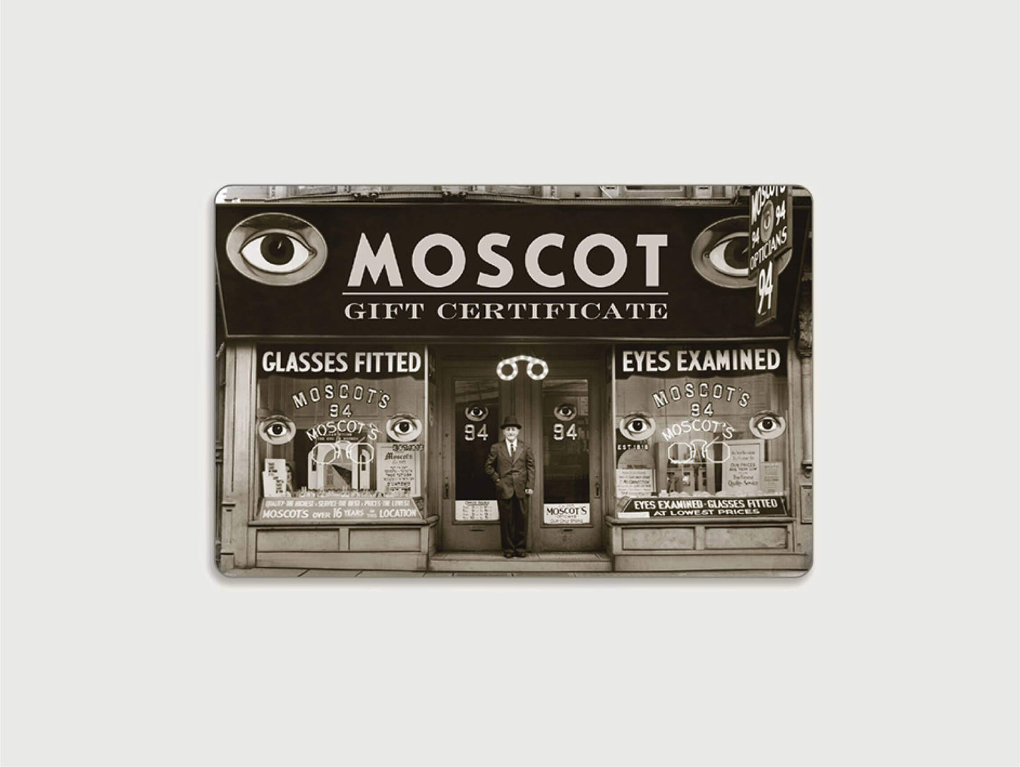 MOSCOT GIFT CARD